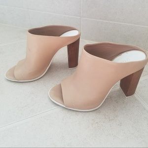VINCE allison leather mules